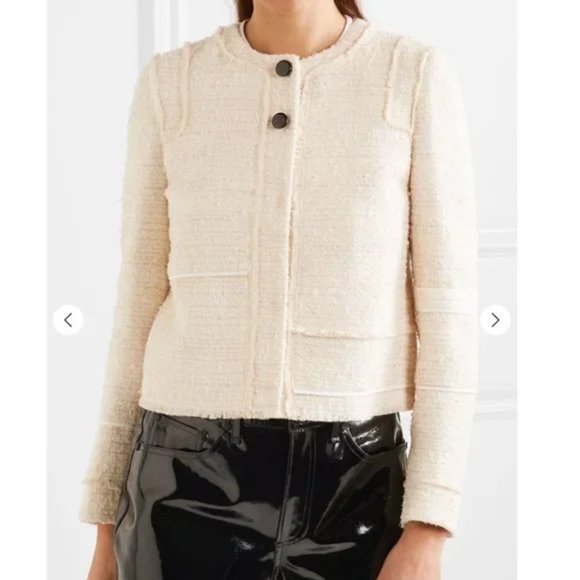 NWT Proenza Schouler Tweed Cropped Jacket - Picture 2 of 12